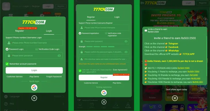 777cx-Create-an-Account
